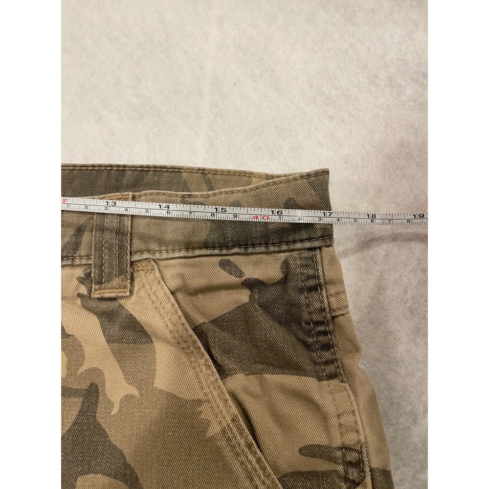 Wrangler Mens‎ Camo Cargo Pants Brown Tan Relaxed Fit Straight Leg 34 Waist - Picture 8 of 11